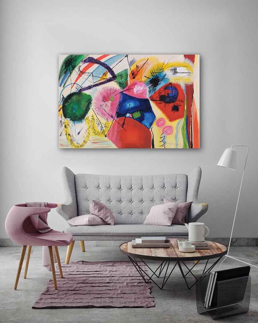 Abstract-Art-Buy-Emerging-Contemporary-Saatchiart-Saatchi -Gabriela Tolomei Alegria Mounted