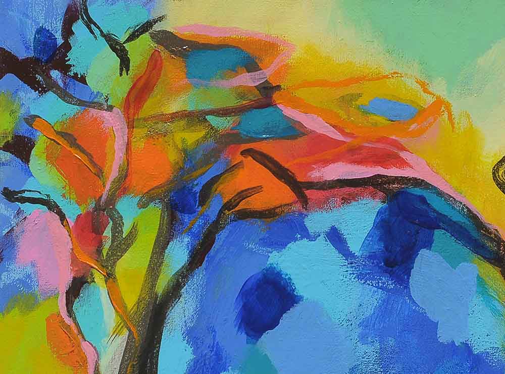 Gabriela Tolomei Aparecio en azul Detail