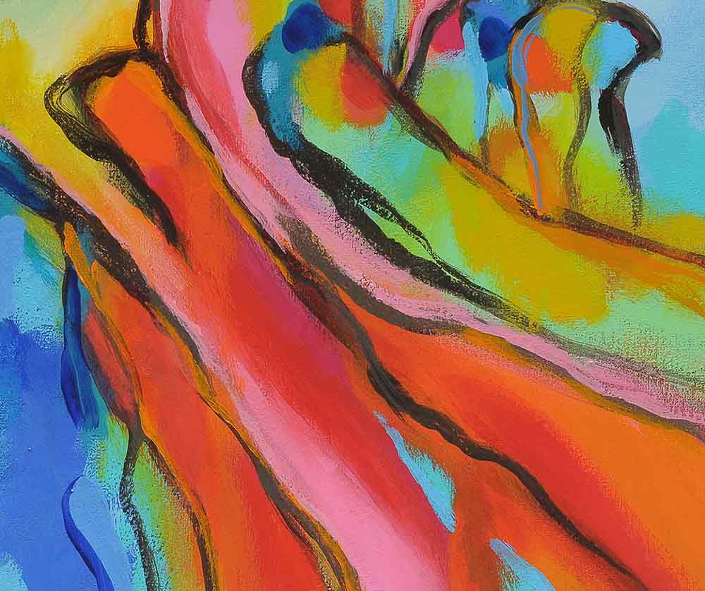 Gabriela Tolomei Aparecio en azul Detail