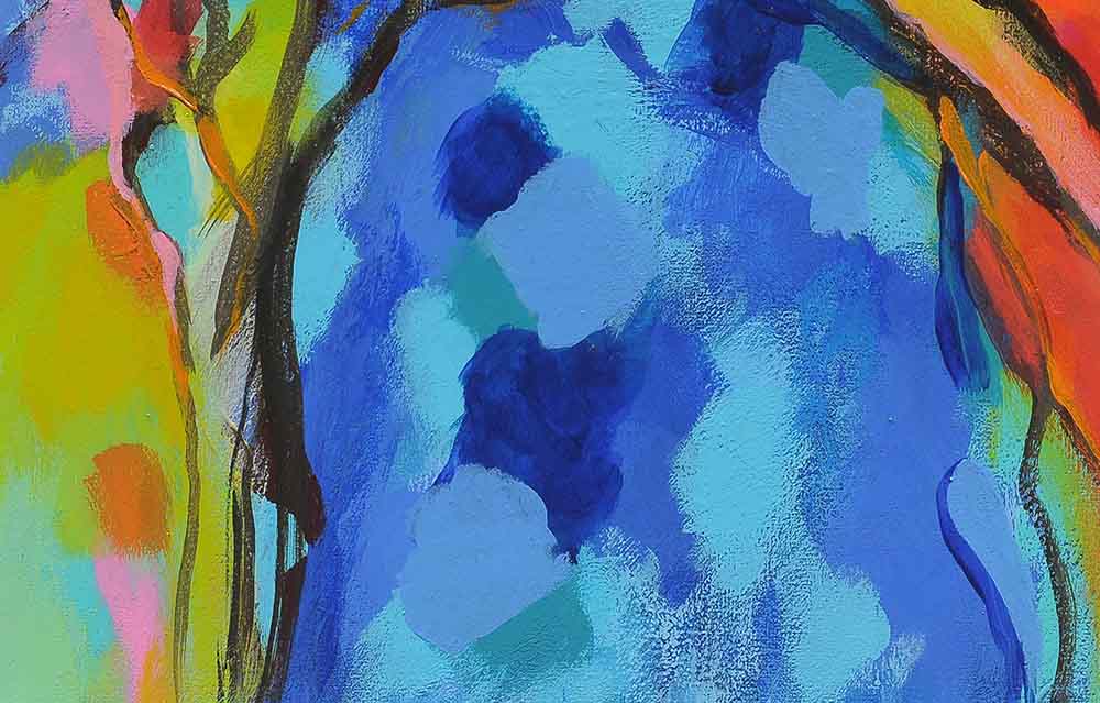 Gabriela Tolomei Aparecio en azul Detail