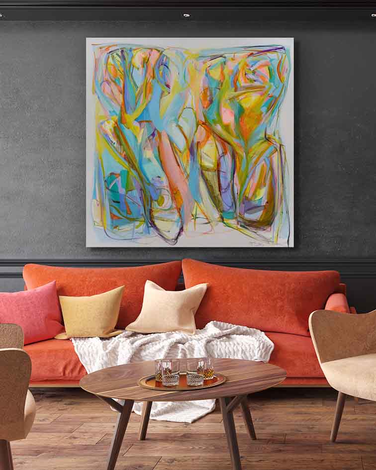 Abstract-Art-Buy-Emerging-Contemporary-Saatchiart-Saatchi -Gabriela Tolomei CODIGO FLORECER Mounted