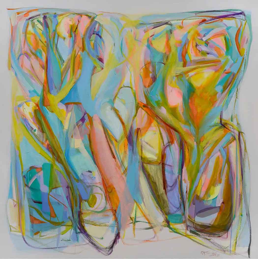 Abstract-Art-Buy-Emerging-Contemporary-Saatchiart-Saatchi -Gabriela Tolomei CODIGO FLORECER Full Painting