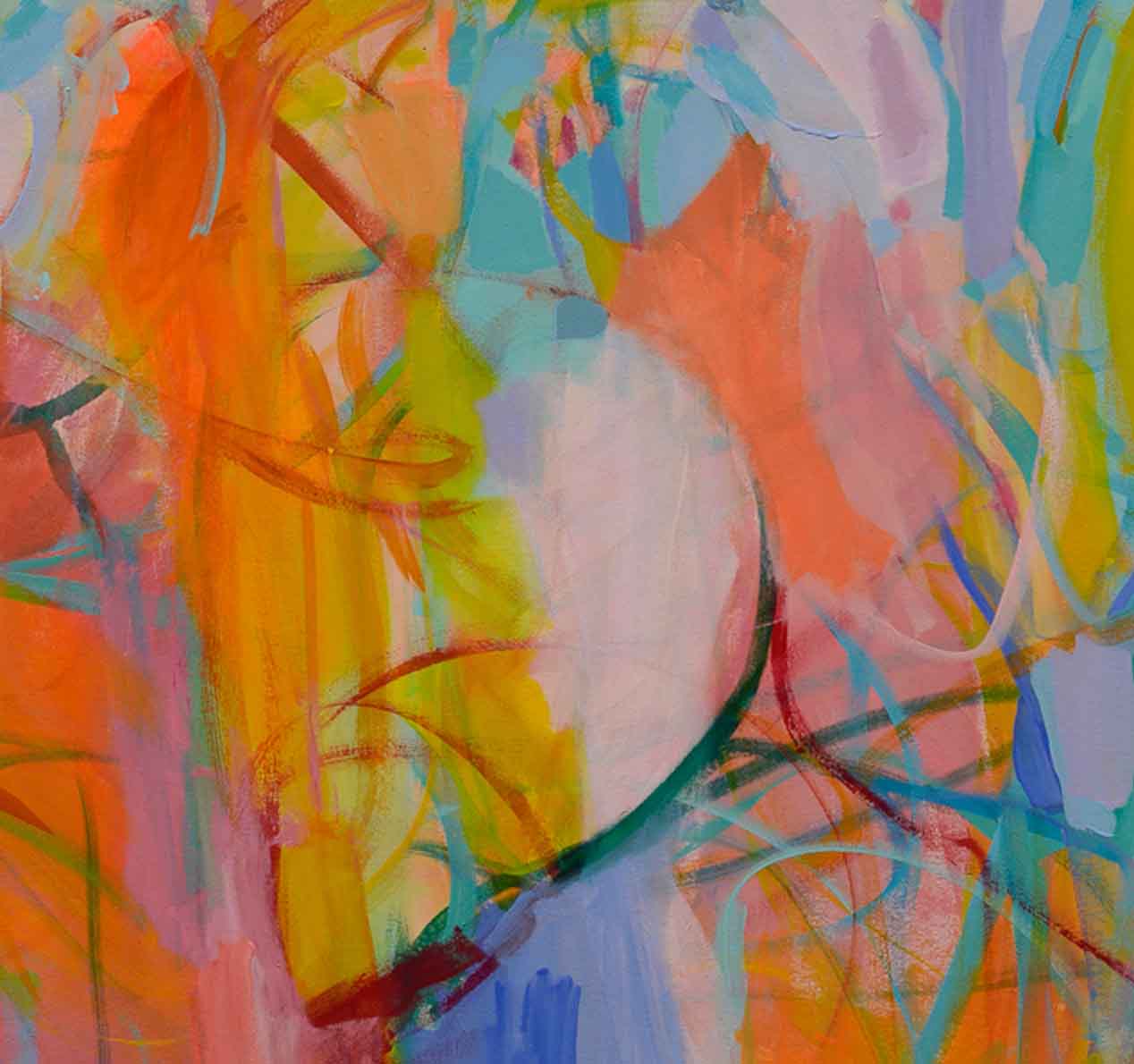 Abstract-Art-Buy-Emerging-Contemporary -Gabriela Tolomei Celestial Love Detail