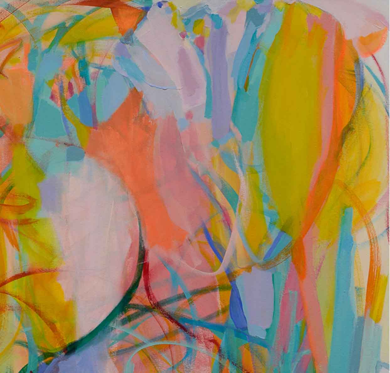 Abstract-Art-Buy-Emerging-Contemporary -Gabriela Tolomei Celestial Love Detail