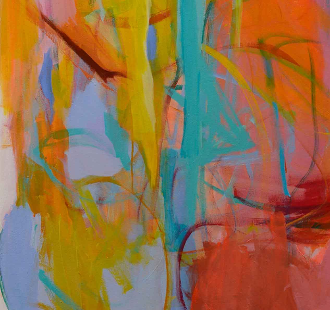 Abstract-Art-Buy-Emerging-Contemporary -Gabriela Tolomei Celestial Love Detail