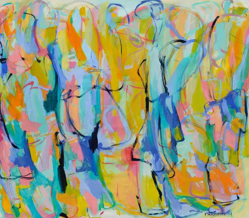 Abstract-Art-Buy-Emerging-Contemporary-Saatchiart-Saatchi -Gabriela Tolomei Construction of the Devine Full Painting