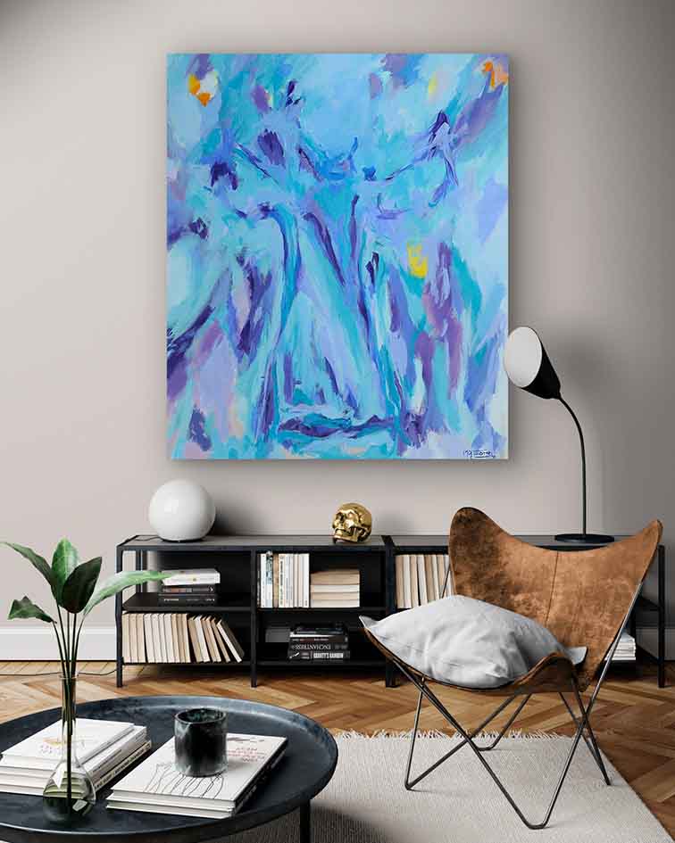Abstract-Art-Buy-Emerging-Contemporary-Saatchiart-Saatchi -Gabriela Tolomei DIVINA PRESENCIA Mounted