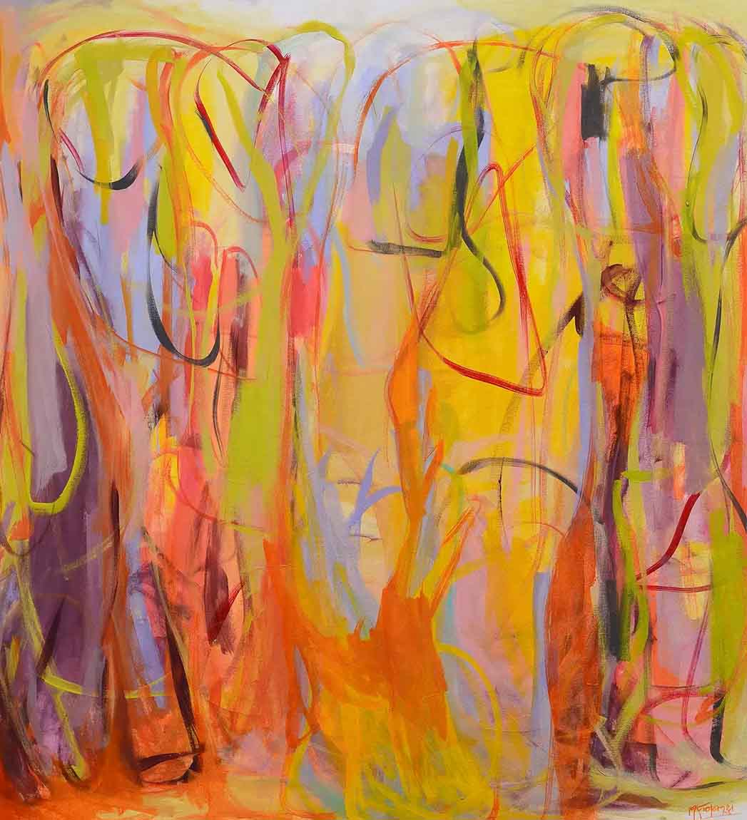 Gabriela Tolomei DREAMED SUNSET Full Painting