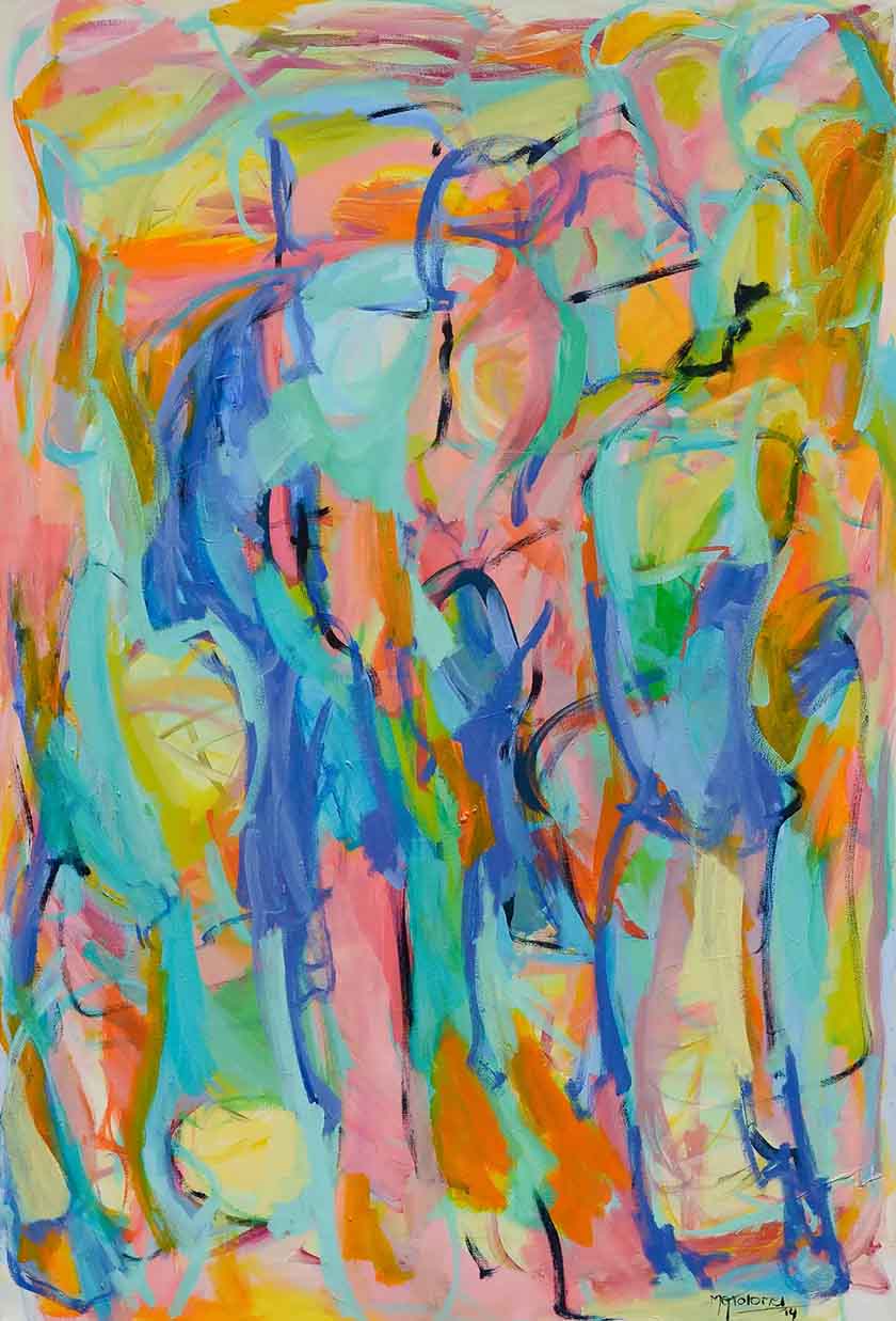 Abstract-Art-Buy-Emerging-Contemporary-Saatchiart-Saatchi -Gabriela Tolomei EN LA TIERRA COMO EN EL CIELO Full Painting