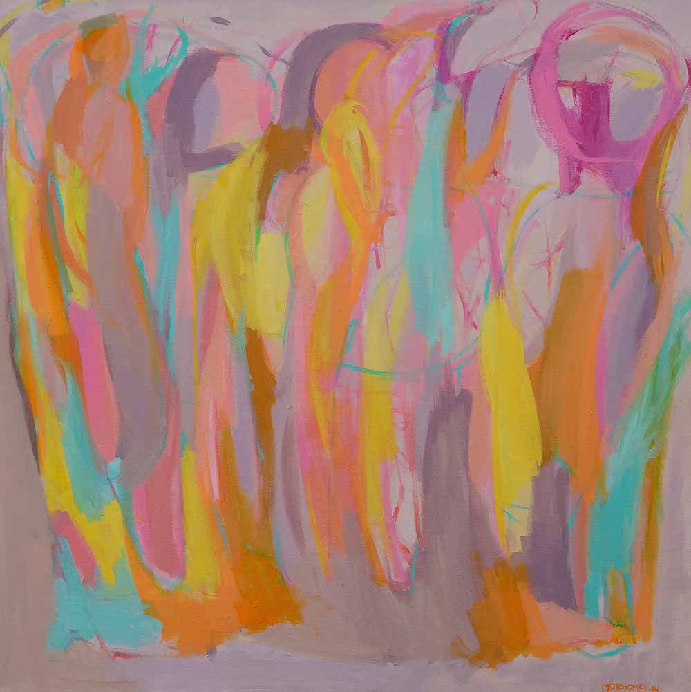 Abstract-Art-Buy-Emerging-Contemporary-Saatchiart-Saatchi -Gabriela Tolomei El latir del corazon cosmico Full Painting