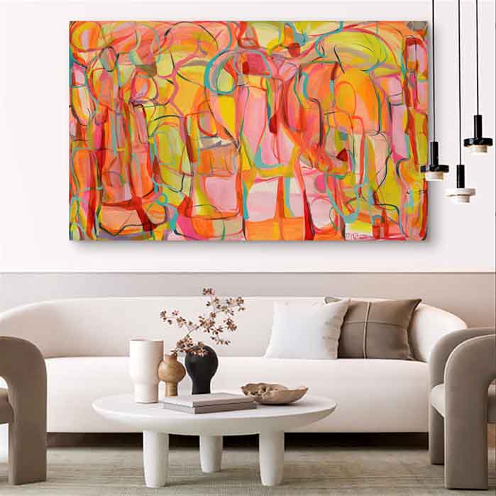Abstract-Art-Buy-Emerging-Contemporary-Saatchiart-Saatchi -Gabriela Tolomei Etheric Cities Mounted