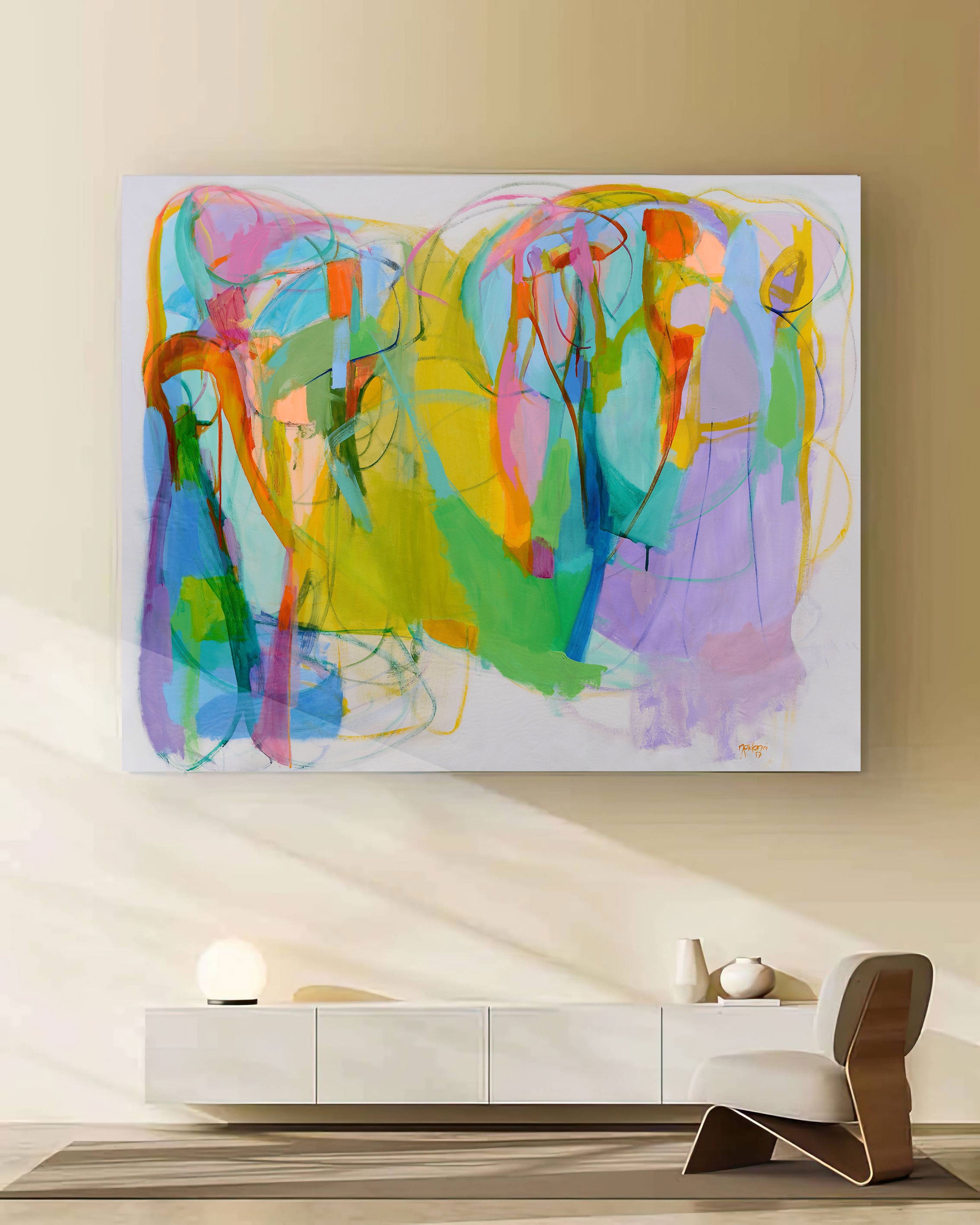 Abstract-Art-Buy-Emerging-Contemporary-Saatchiart-Saatchi  -Gabriela Tolomei HOPE Mounted