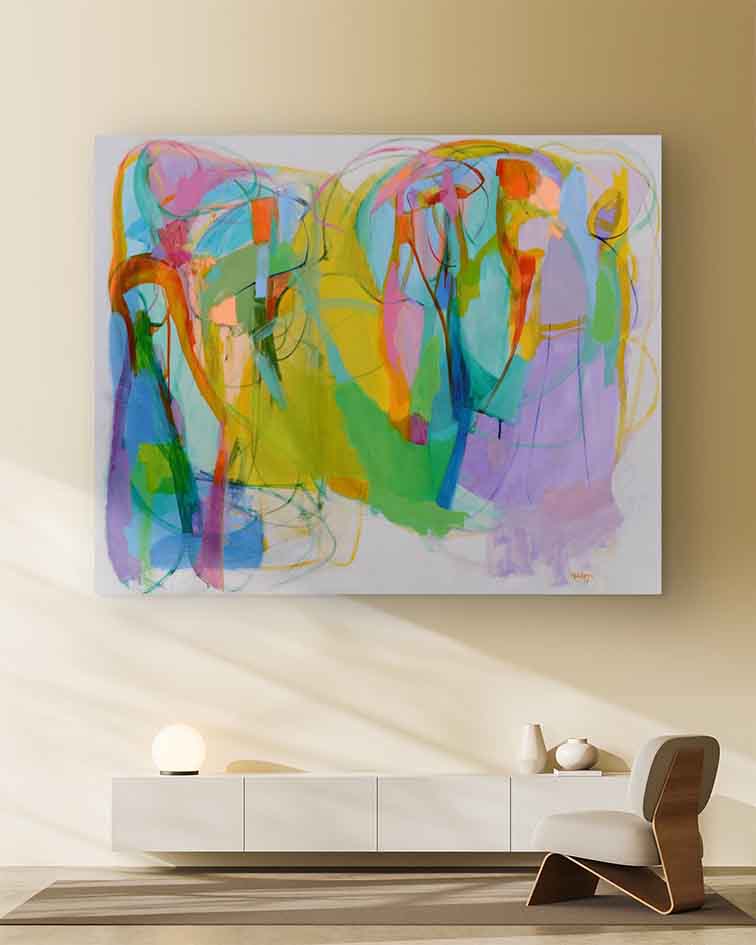 Abstract-Art-Buy-Emerging-Contemporary-Saatchiart-Saatchi  -Gabriela Tolomei HOPE Mounted