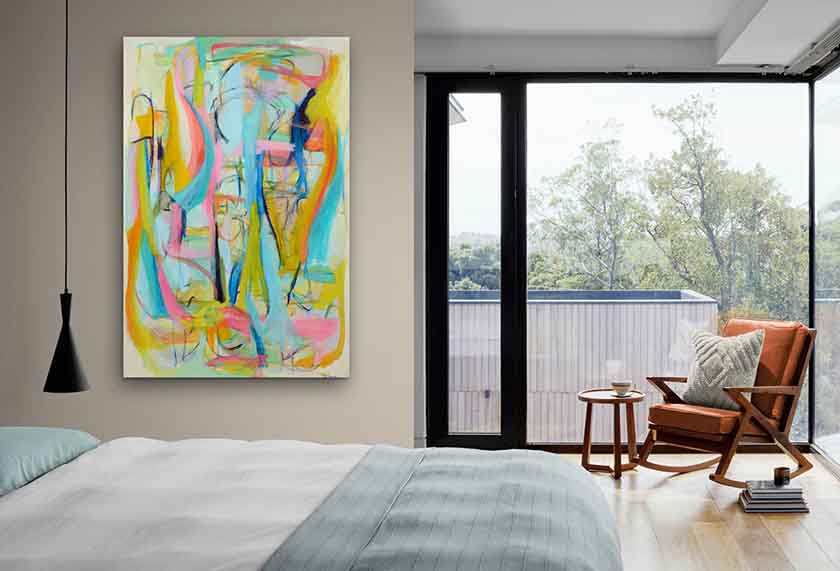 Abstract-Art-Buy-Emerging-Contemporary-Saatchiart-Saatchi -Gabriela Tolomei HUELLAS NEMICAS Mounted