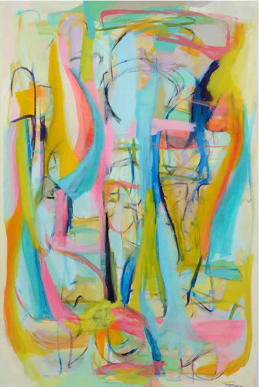 Abstract-Art-Buy-Emerging-Contemporary-Saatchiart-Saatchi -Gabriela Tolomei HUELLAS NEMICAS Full Painting