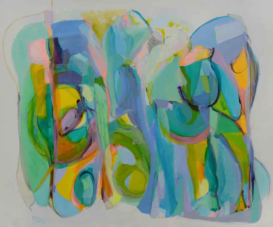 Abstract-Art-Buy-Emerging-Contemporary-Saatchiart-Saatchi -Gabriela Tolomei Habitad II Full Painting