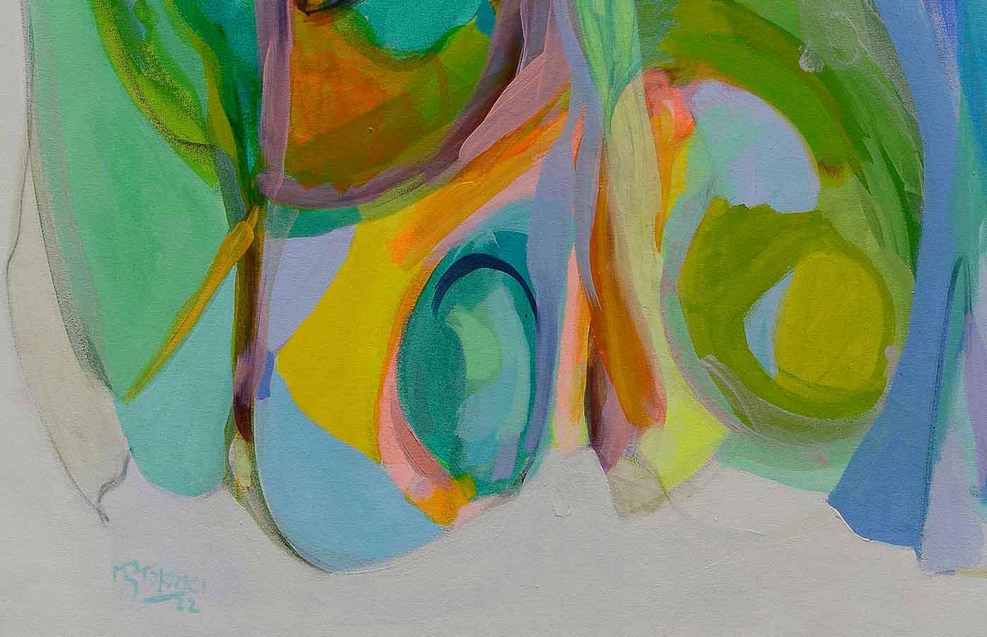 Abstract-Art-Buy-Emerging-Contemporary -Gabriela Tolomei Habitad II Detail