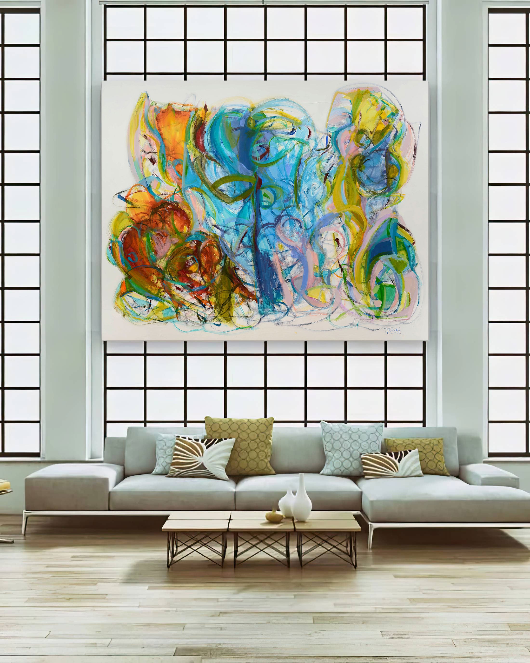 Abstract-Art-Buy-Emerging-Contemporary-Saatchiart-Saatchi  -Gabriela Tolomei I AM Mounted