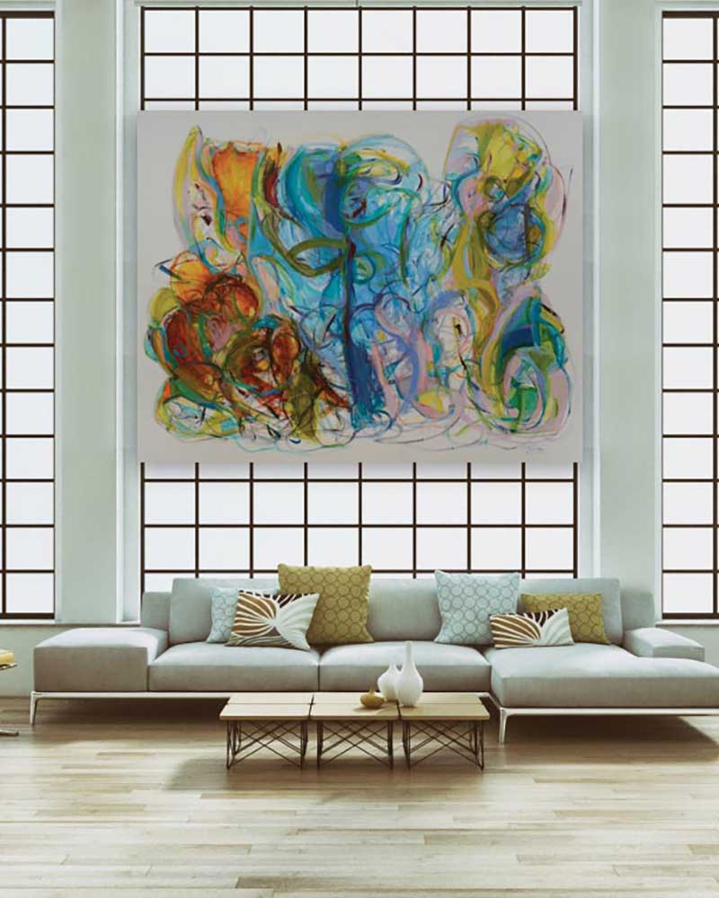 Abstract-Art-Buy-Emerging-Contemporary-Saatchiart-Saatchi  -Gabriela Tolomei I AM Mounted