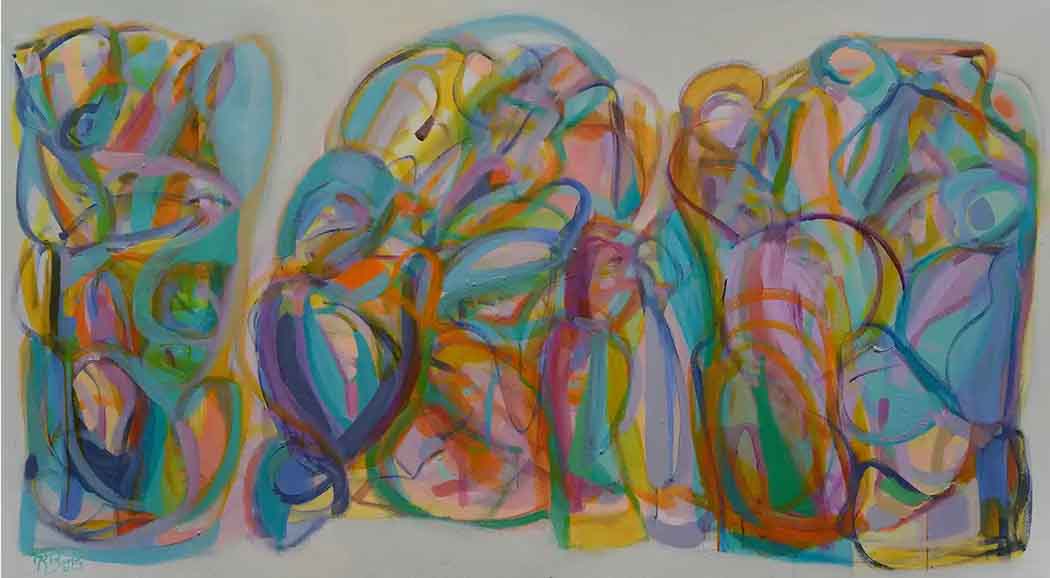 Abstract-Art-Buy-Emerging-Contemporary-Saatchiart-Saatchi -Gabriela Tolomei INNER WALK Full Painting