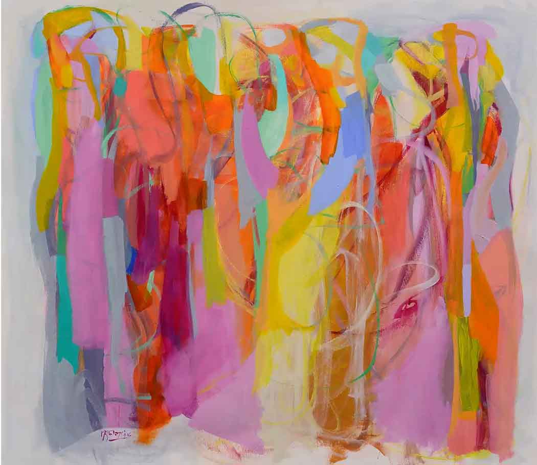 Abstract-Art-Buy-Emerging-Contemporary-Saatchiart-Saatchi  -Gabriela Tolomei Illuminated Full Painting