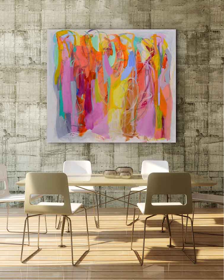 Abstract-Art-Buy-Emerging-Contemporary-Saatchiart-Saatchi  -Gabriela Tolomei Illuminated Mounted