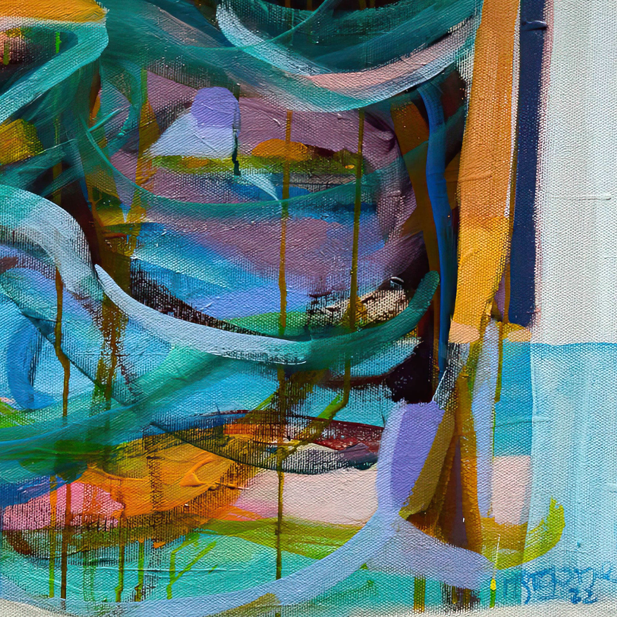 Abstract-Art-Buy-Emerging-Contemporary -Gabriela Tolomei Infinitude Detail