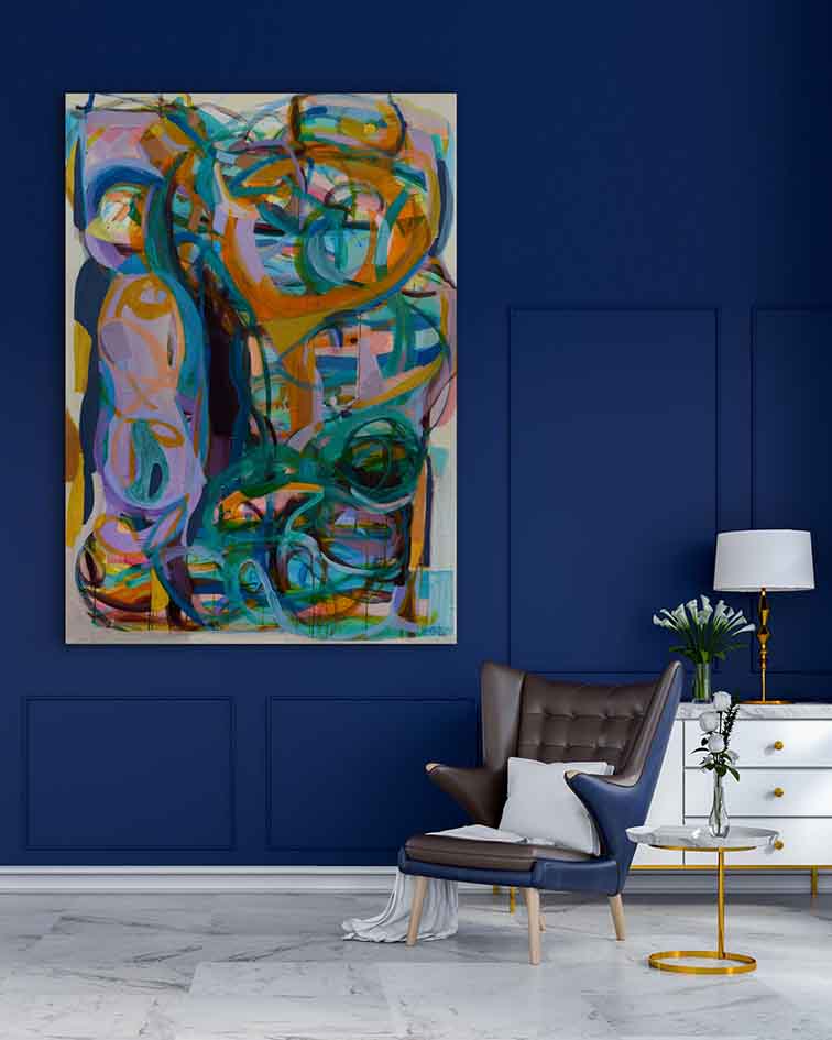 Abstract-Art-Buy-Emerging-Contemporary -Gabriela Tolomei Infinitude Mounted