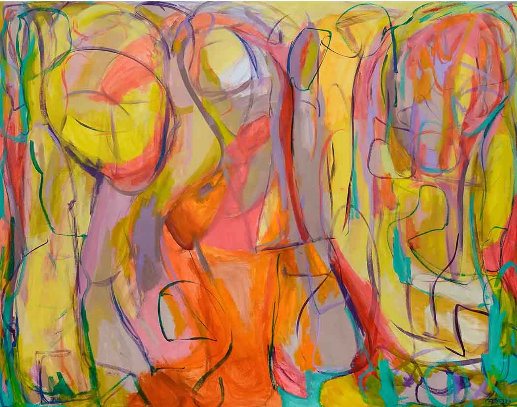 Abstract-Art-Buy-Emerging-Contemporary-Saatchiart-Saatchi -Gabriela Tolomei LA INSPIRACION Full Painting