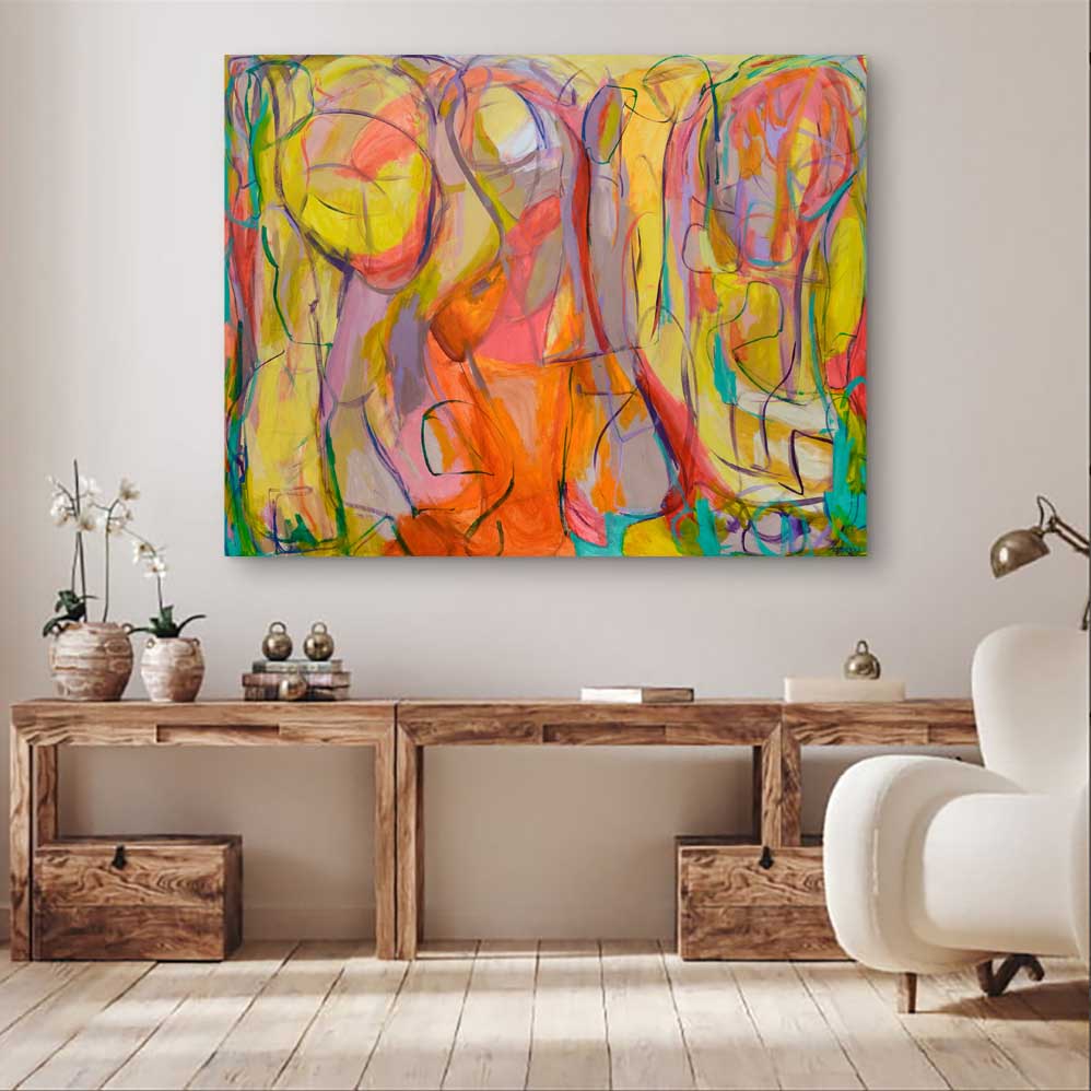 Abstract-Art-Buy-Emerging-Contemporary-Saatchiart-Saatchi -Gabriela Tolomei LA INSPIRACION Mounted