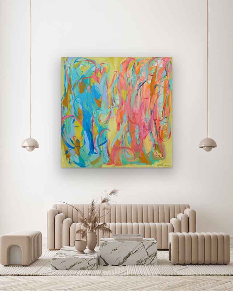 Abstract-Art-Buy-Emerging-Contemporary-Saatchiart-Saatchi -Gabriela Tolomei LA UNION Mounted