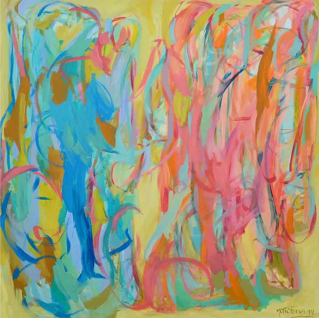 Abstract-Art-Buy-Emerging-Contemporary-Saatchiart-Saatchi  -Gabriela Tolomei LA UNION Full Painting