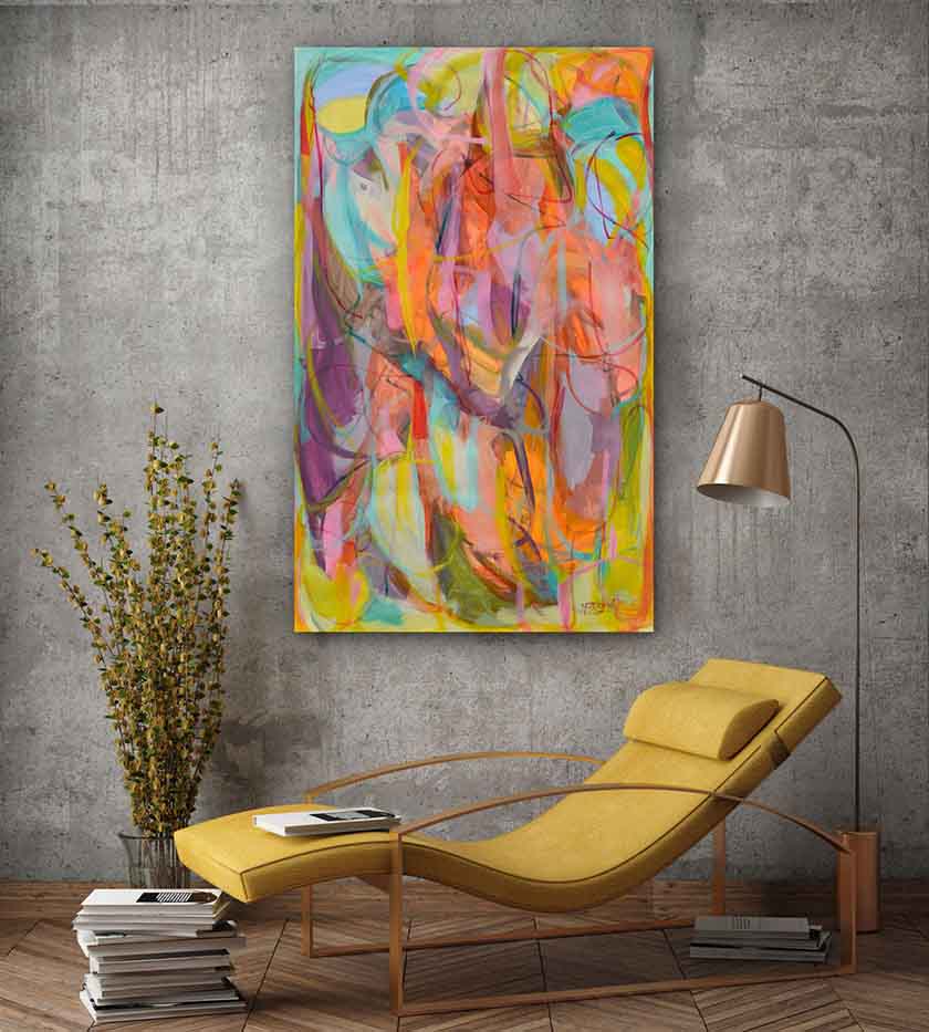 Abstract-Art-Buy-Emerging-Contemporary-Saatchiart-Saatchi -Gabriela Tolomei LUMINOSA LIBERTAD Mounted