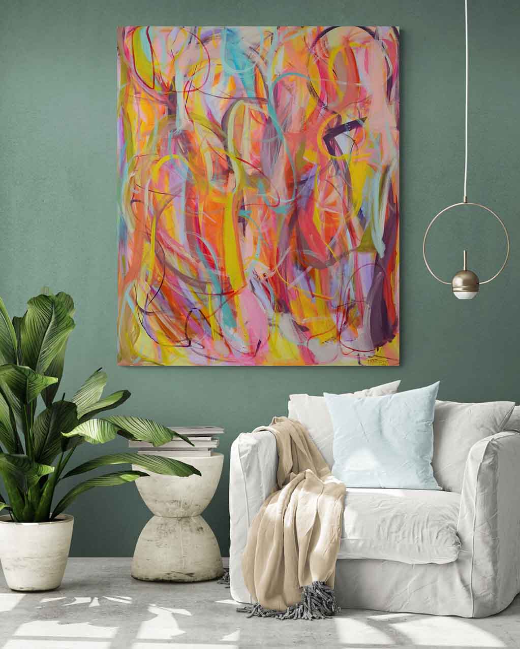 Abstract-Art-Buy-Emerging-Contemporary-Saatchiart-Saatchi -Gabriela Tolomei Labyrinth Mounted