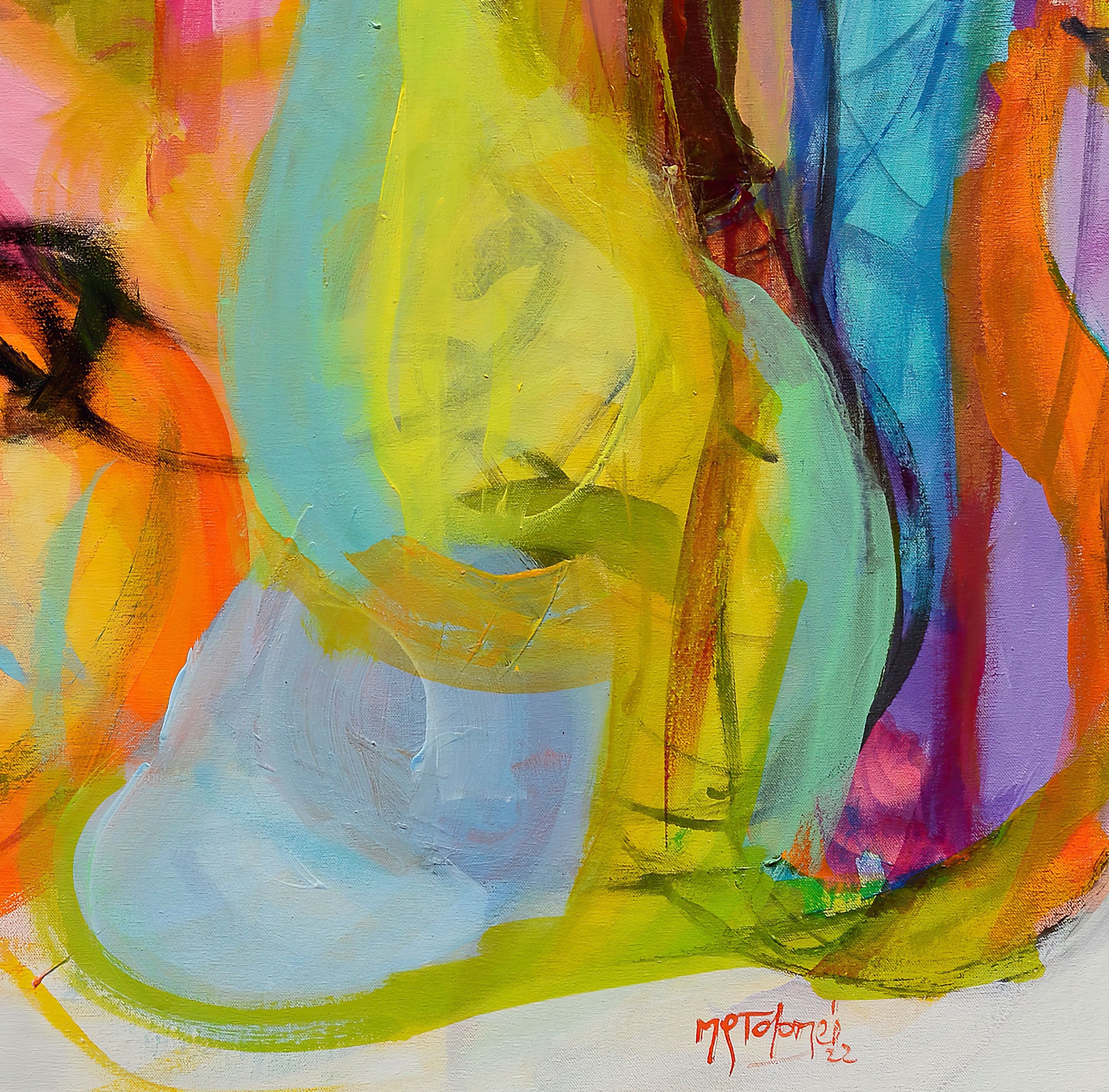 Abstract-Art-Buy-Emerging-Contemporary -Gabriela Tolomei Habitad I Detail