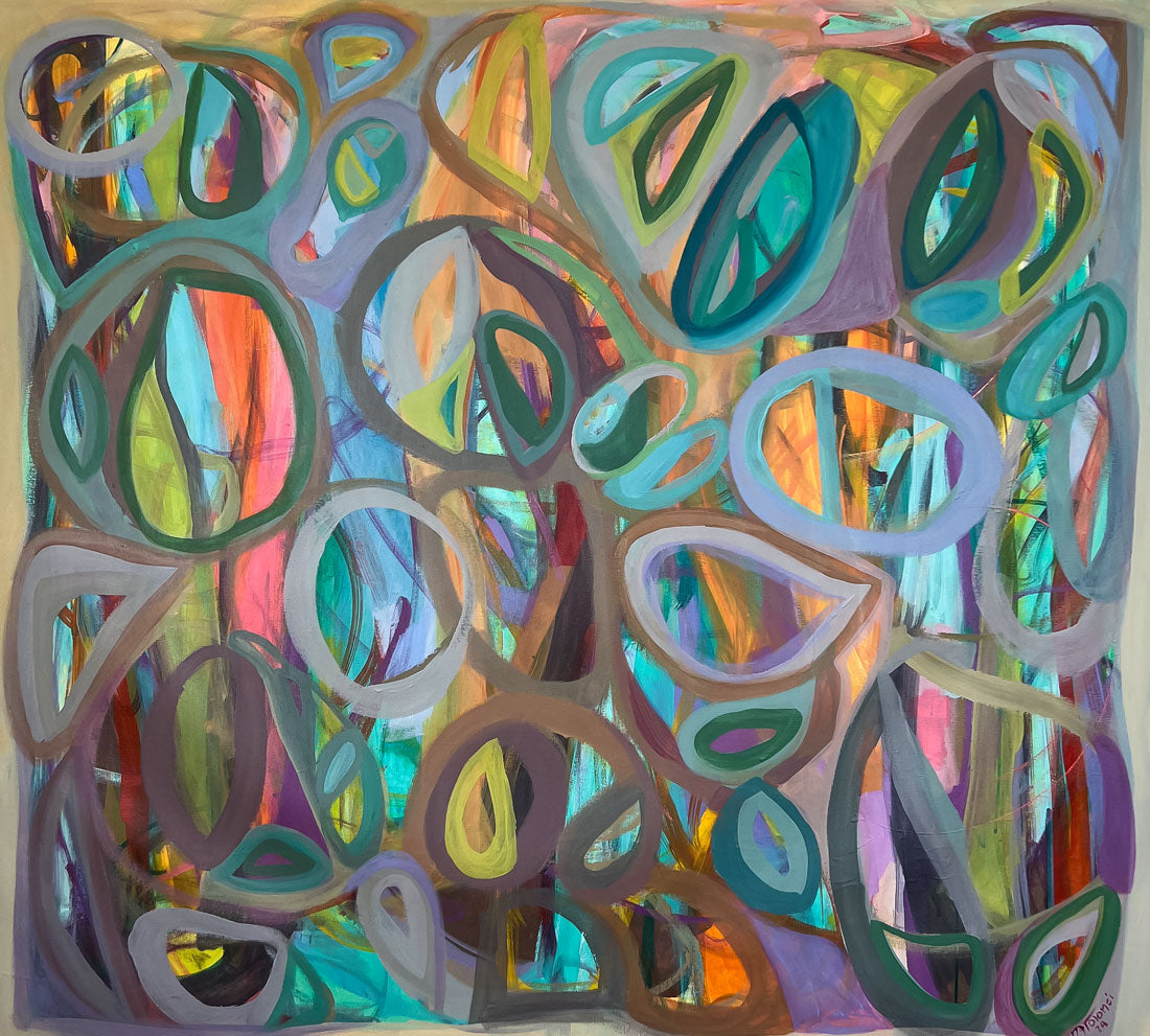 Abstract-Art-Buy-Emerging-Contemporary-Saatchiart-Saatchi -Gabriela Tolomei Intima-Profundidad-Full Painting