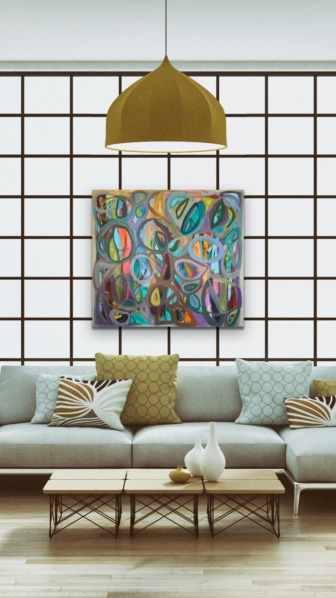 Abstract-Art-Buy-Emerging-Contemporary-Saatchiart-Saatchi -Gabriela Tolomei Intima-Profundidad-Full Painting