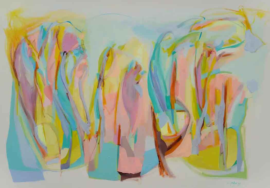 Abstract-Art-Buy-Emerging-Contemporary-Saatchiart-Saatchi  -Gabriela Tolomei Reborn Full Painting