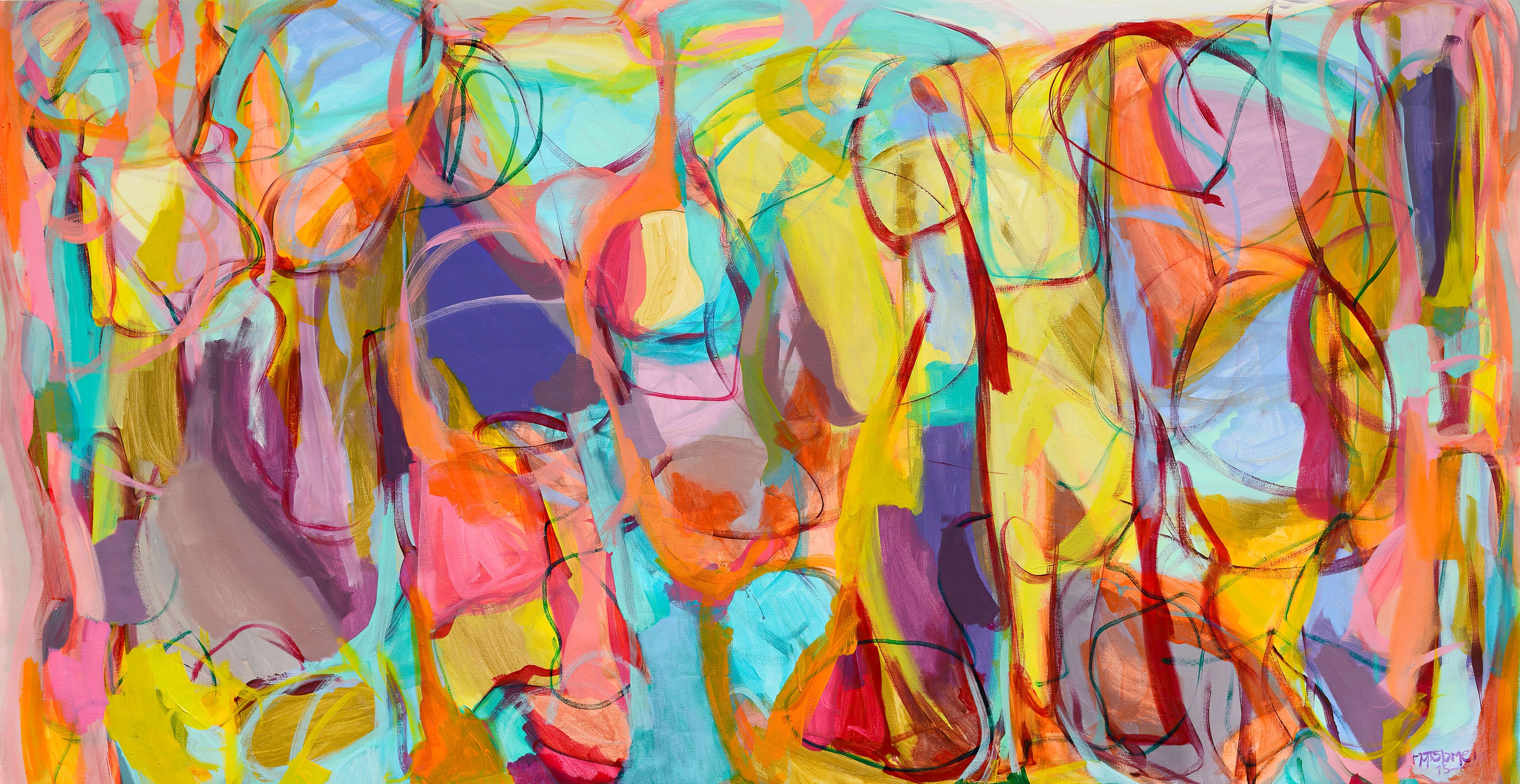 Abstract-Art-Buy-Emerging-Contemporary-Saatchiart-Saatchi -Gabriela Tolomei RELATED Full Painting