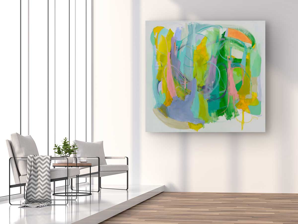 Abstract-Art-Buy-Emerging-Contemporary-Saatchiart-Saatchi -Gabriela Tolomei Silent Heart Mounted