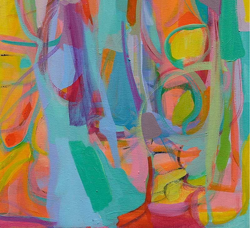 Gabriela Tolomei THE GARDENS OF GRATITUDE VIII Detail