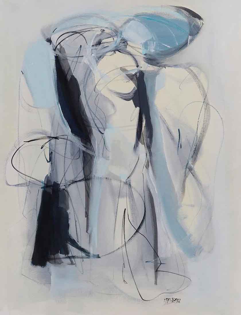 Abstract-Art-Buy-Emerging-Contemporary-Saatchiart-Saatchi -Gabriela Tolomei THE WIZARD full Painting