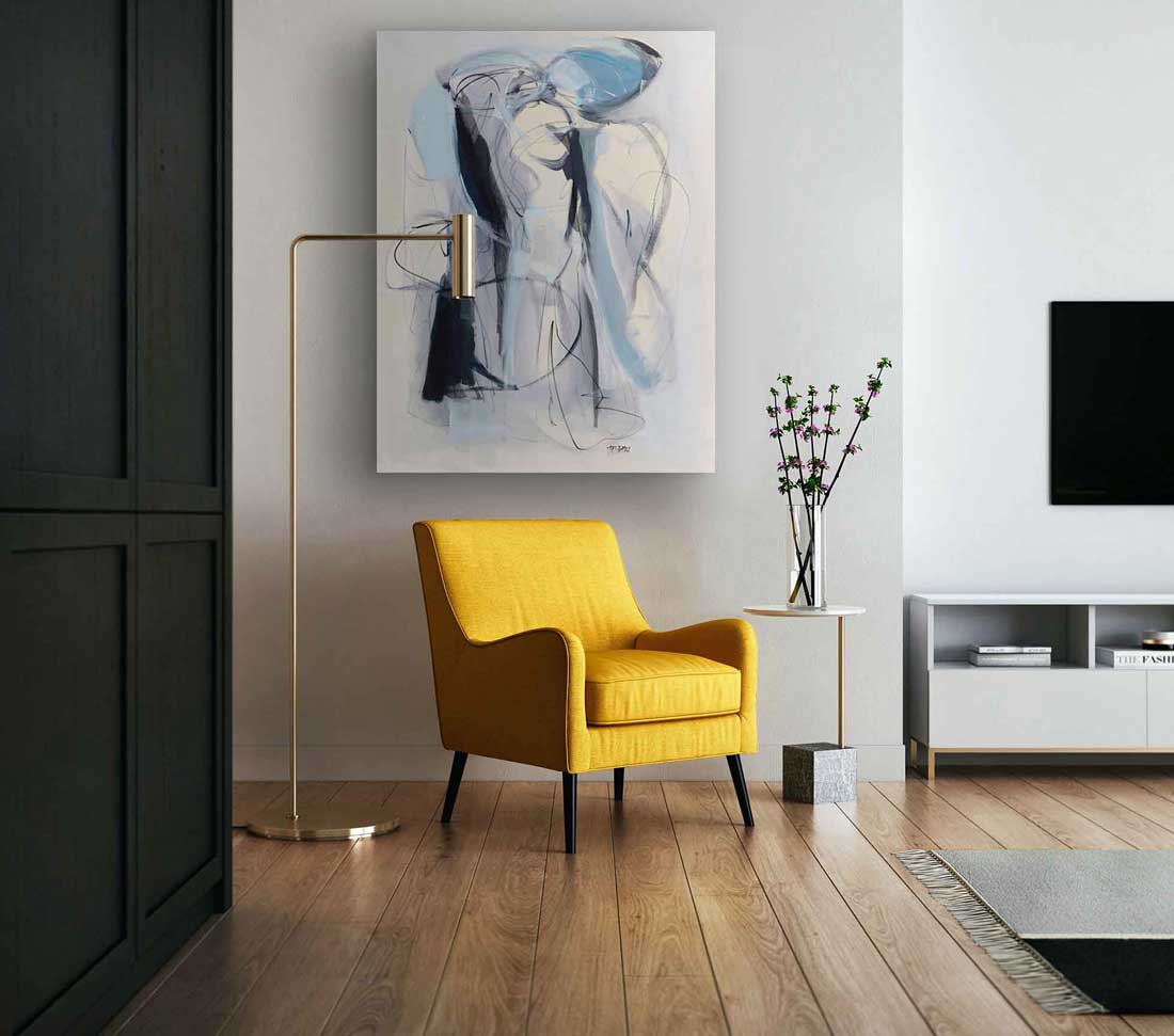 Abstract-Art-Buy-Emerging-Contemporary-Saatchiart-Saatchi -Gabriela Tolomei THE WIZARD Mounted