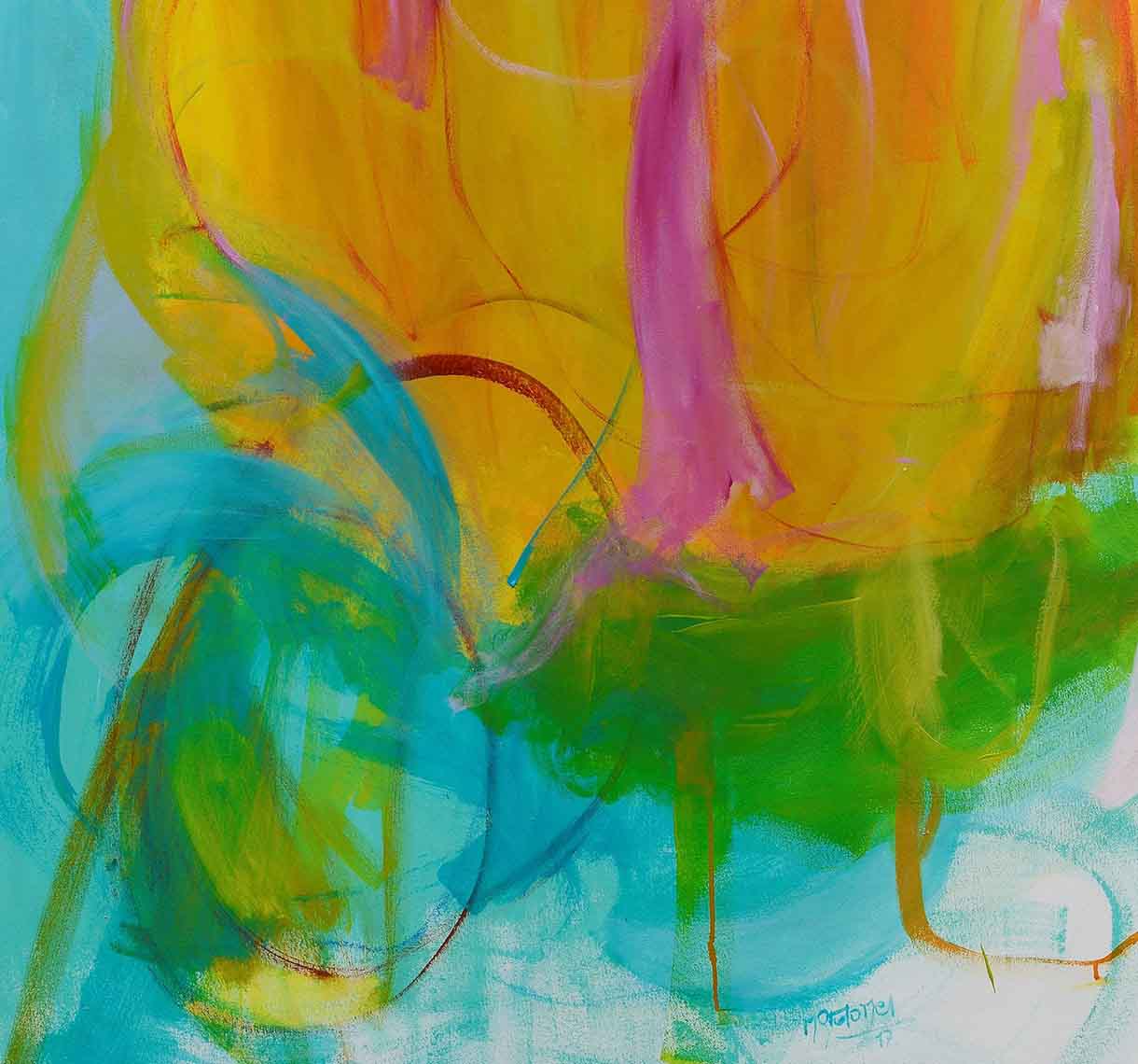 Abstract-Art-Buy-Emerging-Contemporary -Gabriela Tolomei TIME AND SPACE Detail
