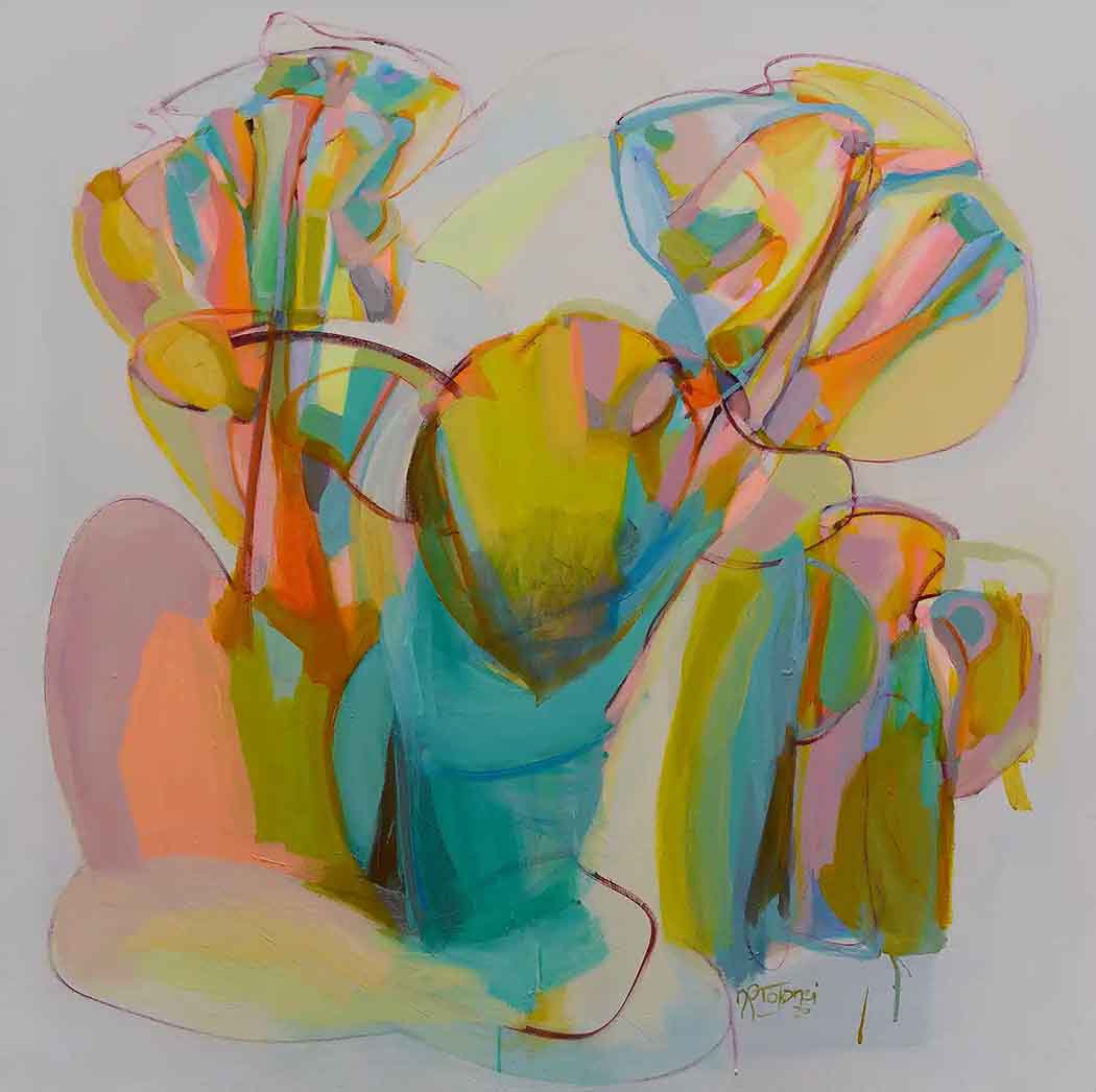 Abstract-Art-Buy-Emerging-Contemporary-Saatchiart-Saatchi -Gabriela Tolomei The Beginning of Everything full Painting