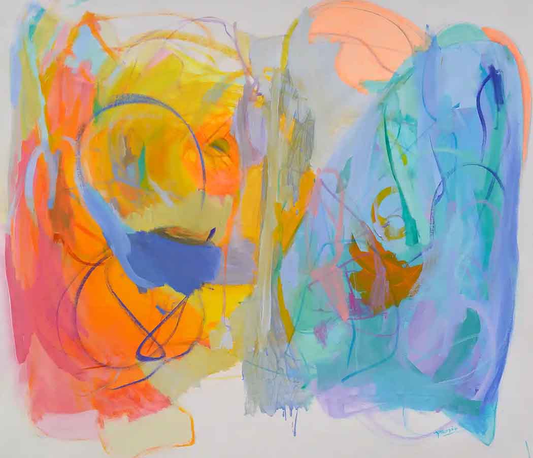 Abstract-Art-Buy-Emerging-Contemporary-Saatchiart-Saatchi -Gabriela Tolomei The Depth of Everything full Painting