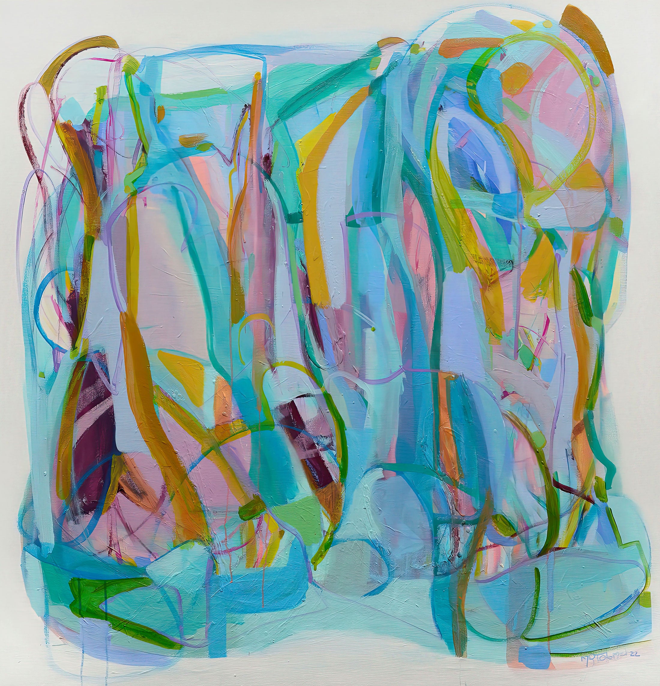 Abstract-Art-Buy-Emerging-Contemporary-Saatchiart-Saatchi  -Gabriela Tolomei The Voice of Silence full Painting