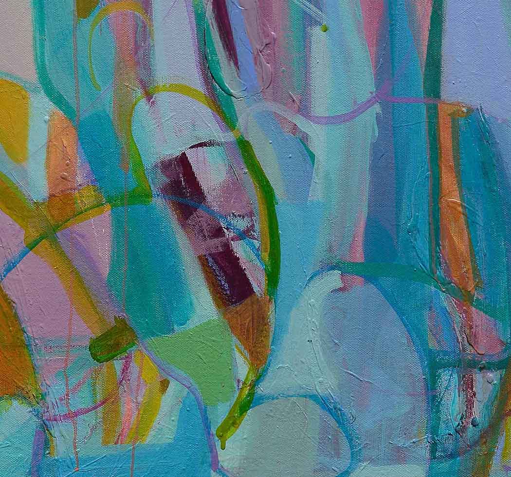 Abstract-Art-Buy-Emerging-Contemporary -Gabriela Tolomei The Voice of Silence Detail