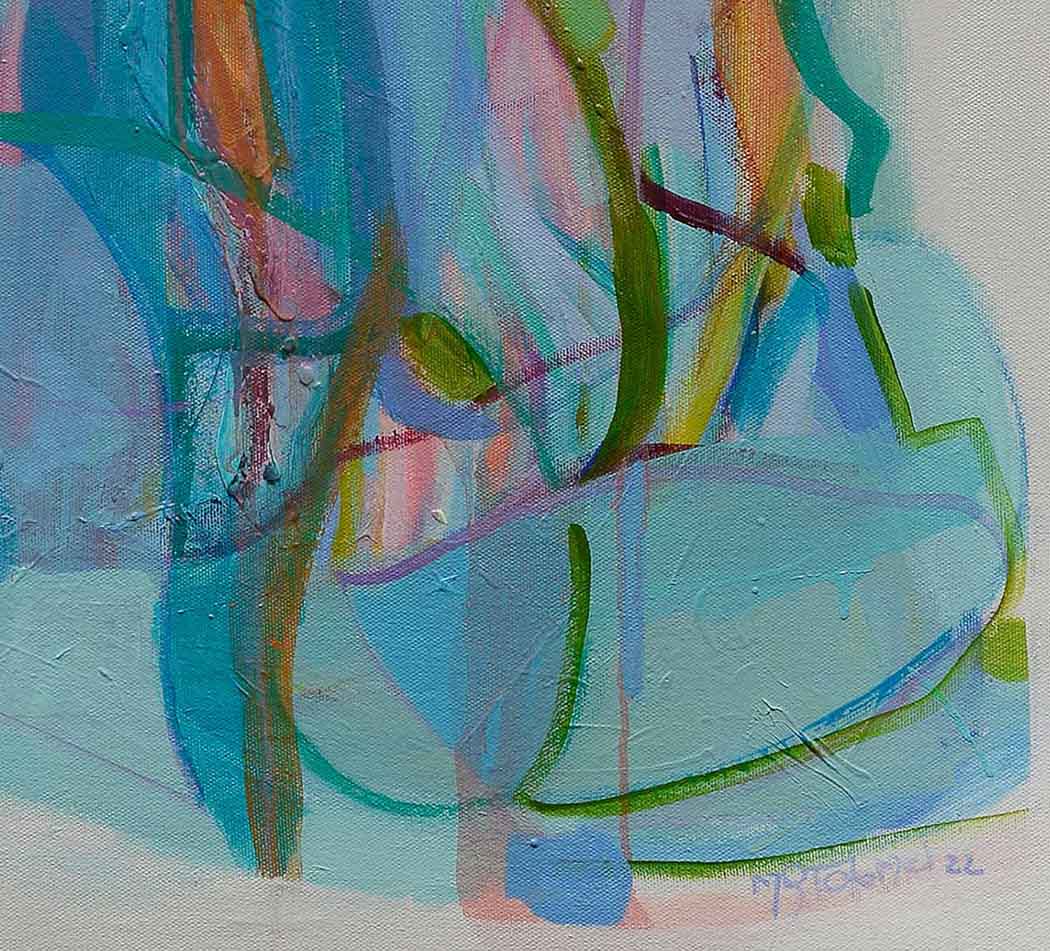 Abstract-Art-Buy-Emerging-Contemporary -Gabriela Tolomei The Voice of Silence Detail