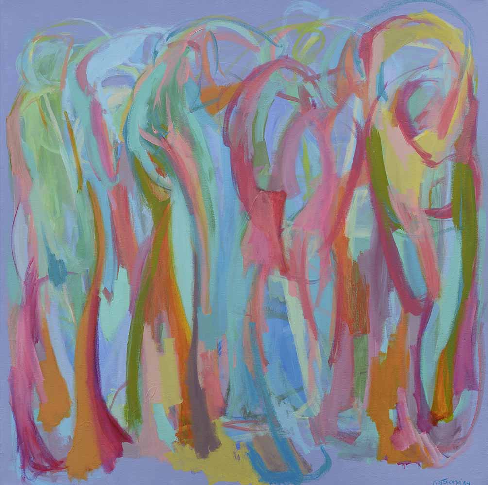 Abstract-Art-Buy-Emerging-Contemporary-Saatchiart-Saatchi -Gabriela Tolomei la llave del encuentro Full Painting